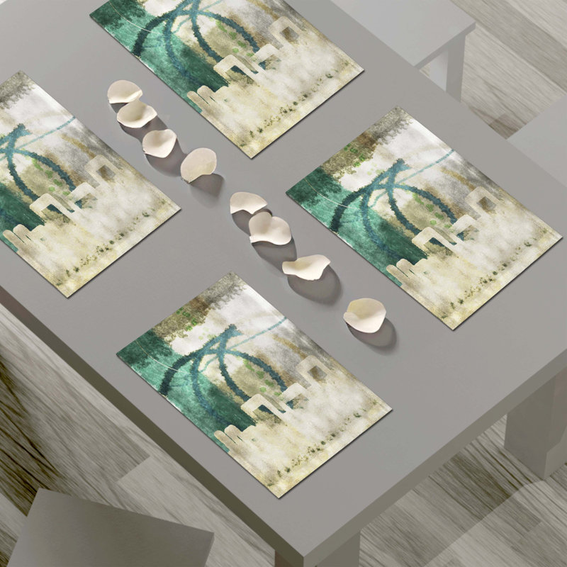 Napperon abstrait en polyester