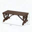 Banc de jardin en bois Outsunny