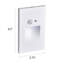 Hardwired White Motion Sensing Vertical Led Stair Light With Motion And Photocell Sensor