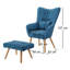 Hraztan Upholstered Accent Chair with Footstool-1574383477