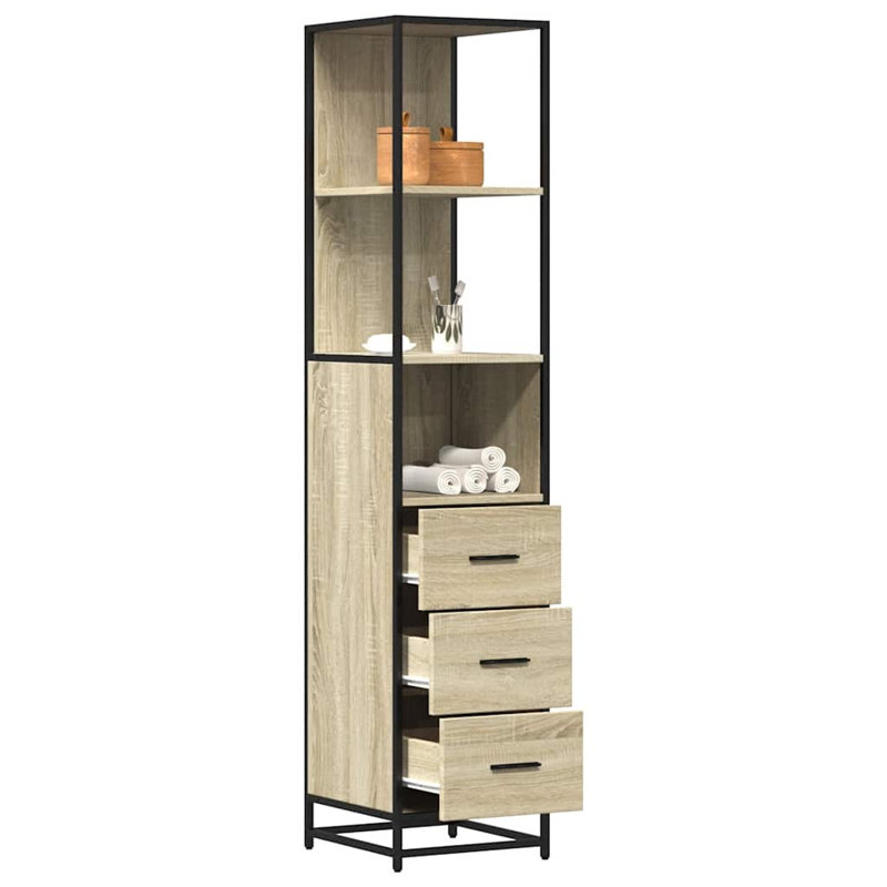 Bathroom Cabinet, Sonoma Oak