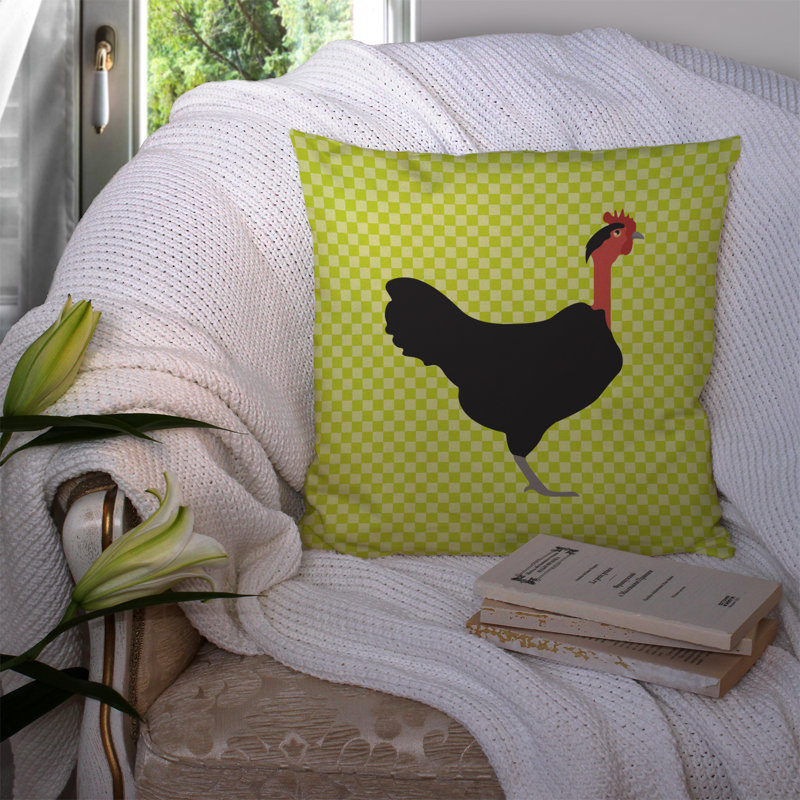 Coussin extérieur Eclectic, Vert, 14 po x 14 po