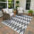 Machine Washable Indoor/Outdoor Kugler ACN2415 Geometric Rug-1833279404