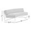 Causeuse d'extérieur Camela de 69 po de largeur avec coussins Sunbrella-98127622