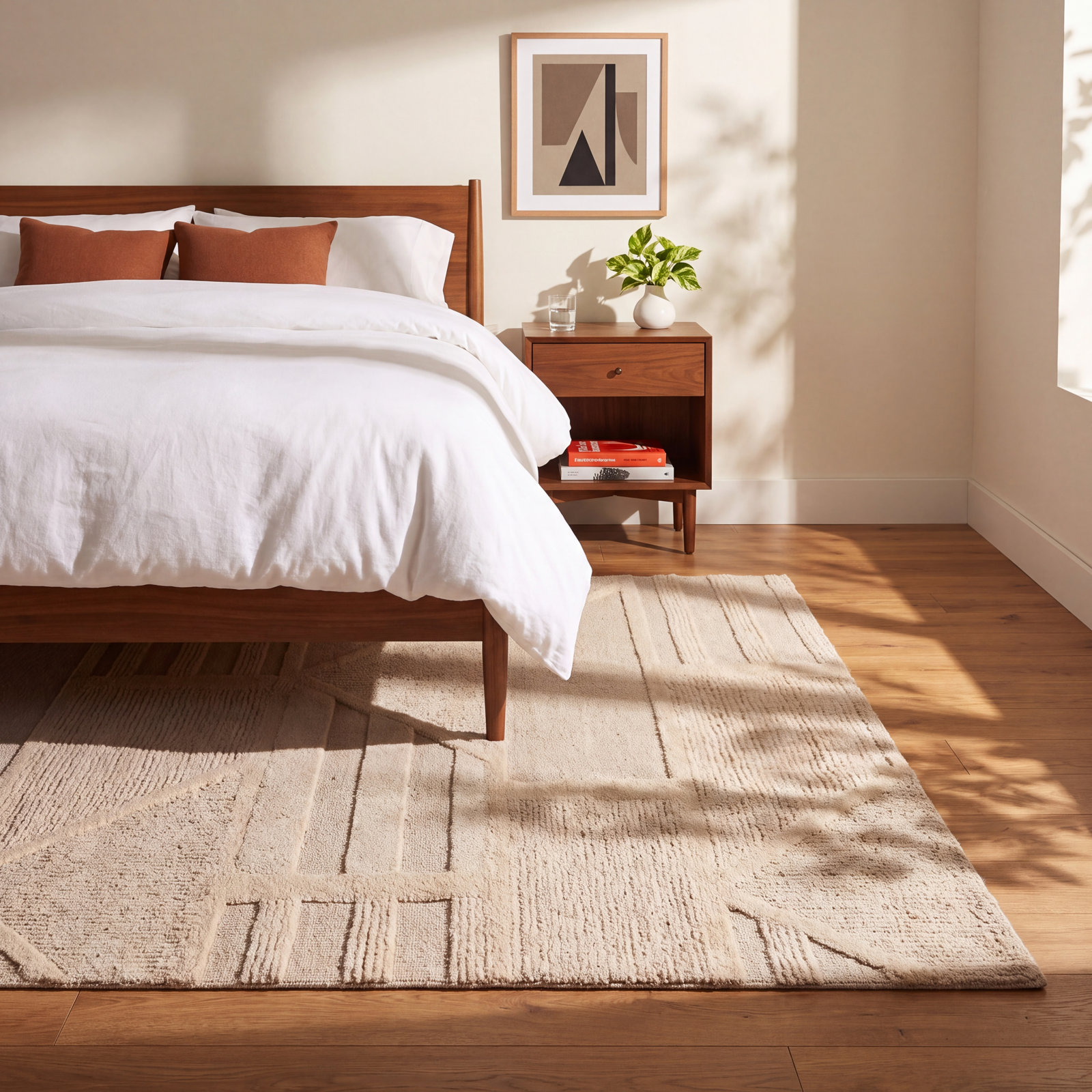 Hand-Tufted Wool Rug, Rectangle 8'9" x 11'9"