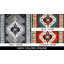Tapis vintage orange / ivoire Hamadan 260 Vintage-406159099