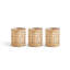 Ensemble de 3 bougeoirs et vases Lumingnon
