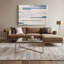 Minimalisme 96, art mural sur toile grise-2026081871