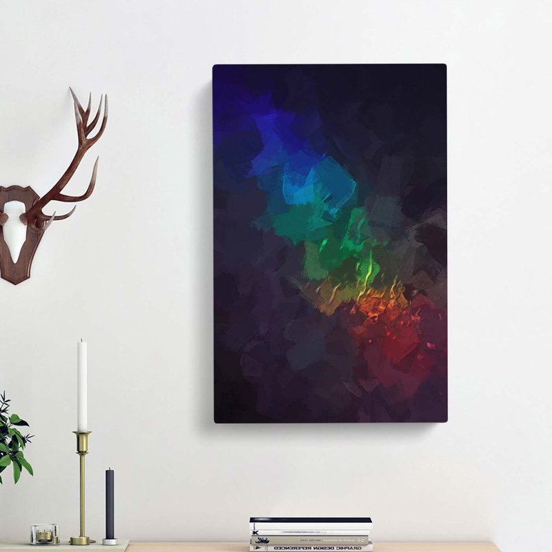 Road To The Morning In Abstract - Wrapped Canvas Print, 76cm H x 50cm W x 3cm D