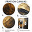 Décoration murale spirales dorées noires - Spirales abstraites-855038823-855038830-855038820