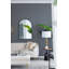 Miroir arqué 24 "x 36" noir avec cadre en métal
