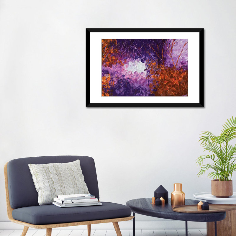 «Swiger Blossom I», reproduction sur toile, H 18 po x l 26 po x P 1,5 po, Papier d'art encadré noir, Blanc