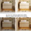 Meuble-lavabo 31,5 po avec lavabo vasque, plateau en bois massif, armoire de rangement murale en céramique