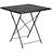 Jeffry 28'' Square Indoor-Outdoor Folding Patio Table Set with 4 Round Back Chairs-24678870