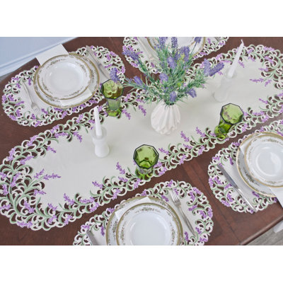 Billiot Lavender Lilac Table Runner