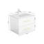 Ensemble de meuble-lavabo mural 24 po avec lavabo, deux tiroirs, lavabo en céramique, assemblage facile, métal à longue poignée, 2 tiroirs de rangement-1063194955
