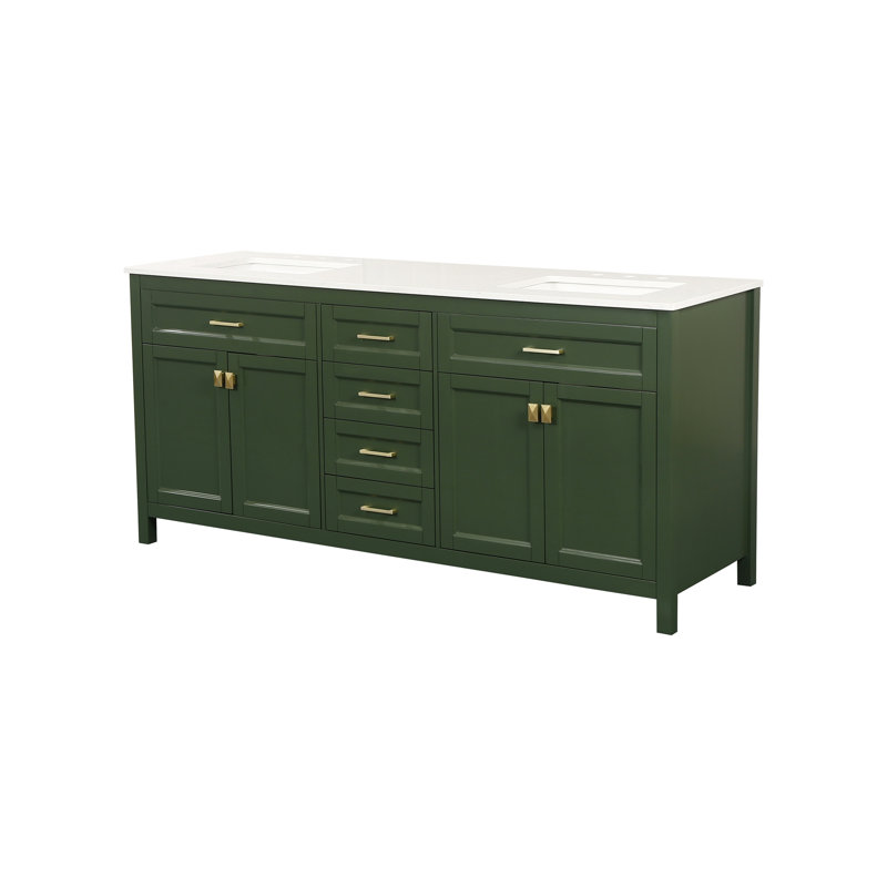 Meuble-lavabo pour meuble-lavabo, Vert
