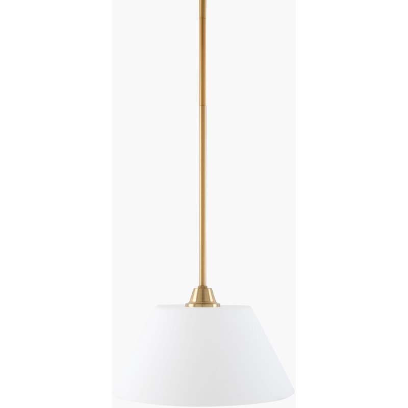 Luminaire suspendu Ellison, Brass, White