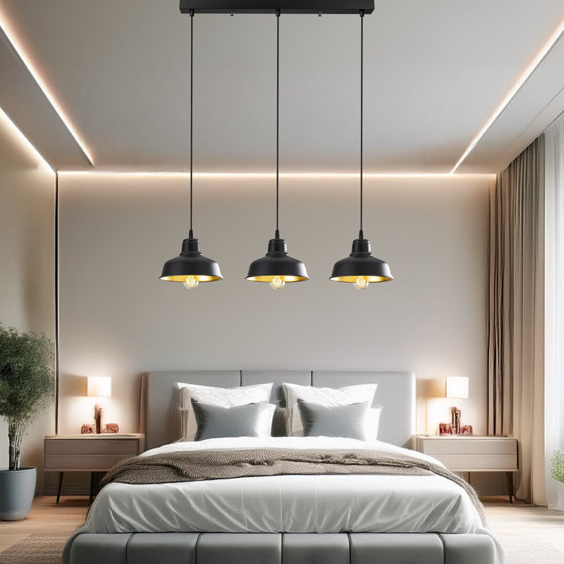 Luminaire suspendu pour îlot de cuisine à hauteur réglable
