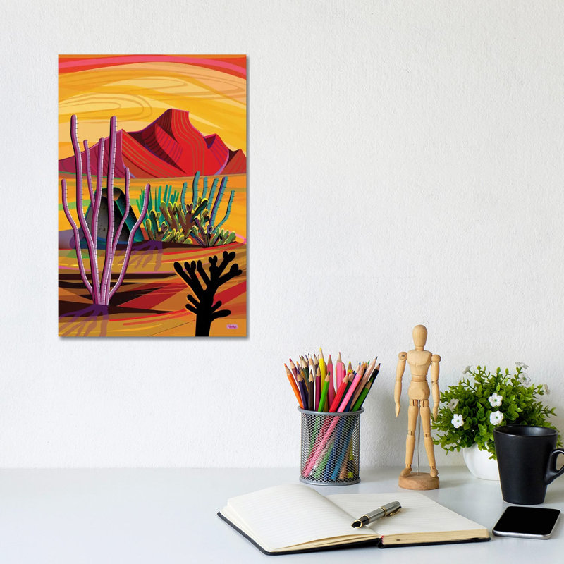 Love Mountain by Charles Harker - Wrapped Canvas Gallery-Wrapped Canvas Giclée, 20.32 cm H x 30.48 cm W