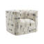 Darya 3Pcs Suede/Fabric Living Room Set