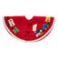 Handmade Toy Train Tabletop Tree Skirt 26"