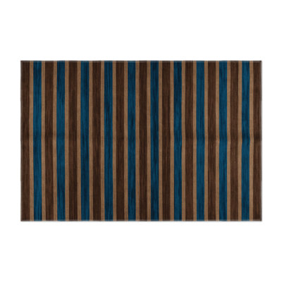 Tapis intérieur / extérieur brun HorizontalStripes