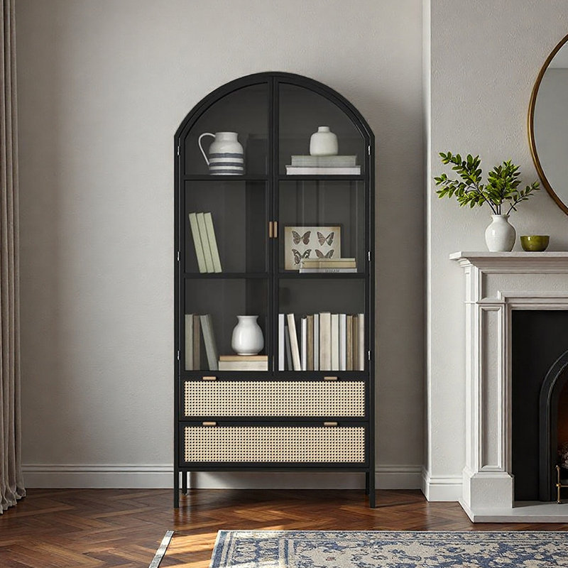 American style light luxury bookcase
