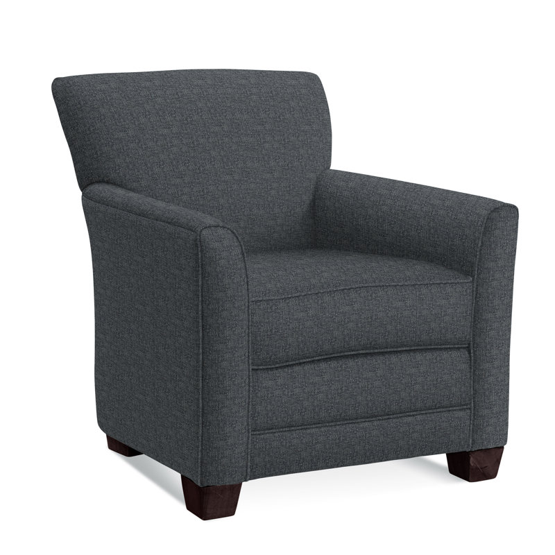 Buckley Armchair, Basic Blue; 0317-63, Java Finish