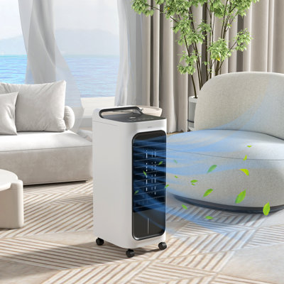 HomCom Portable Evaporative Cooler with Remote Included