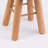 Modern Round Counter Height Barstool, 24 Inch Counter Height, Soft Padded Upholstered Backless Seat with Ethnic Pattern, Farmhouse Style, Kitchen Island/Breakfast/Pub, Mid-Century Natural Wooden Base, Multicolor-928378562-928378564