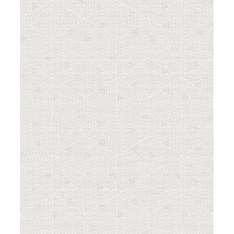 Gray Resource Geometric Metallic Wallpaper Roll, Light Gray