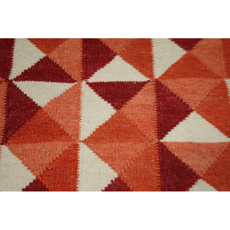 Tyrone Geometric Wool Hand Woven Area Rug, Rectangle 140 x 200cm