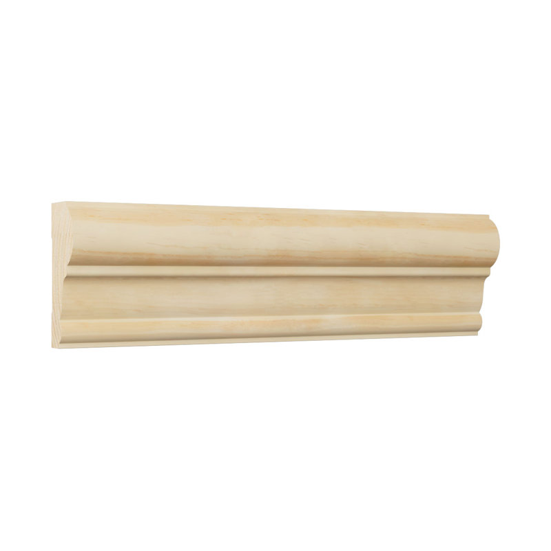 96" Pine Solid Wood Chair Rail Molding