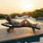 80" Patio Wicker Chaise Lounge Set,Outdoor Rattan Reclining Chair with Rolling Wheels, Pull-out Side Table, Adjustable Backrest for Poolside-218758593-218758592