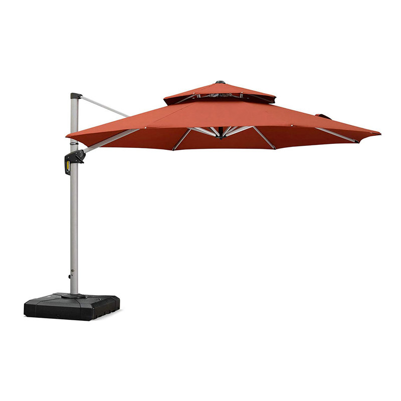 Johnathon 335cm Cantilever Parasol,  Brick Red