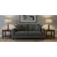 Mulinello 30 po. Argent vieilli avec lampe de table noire