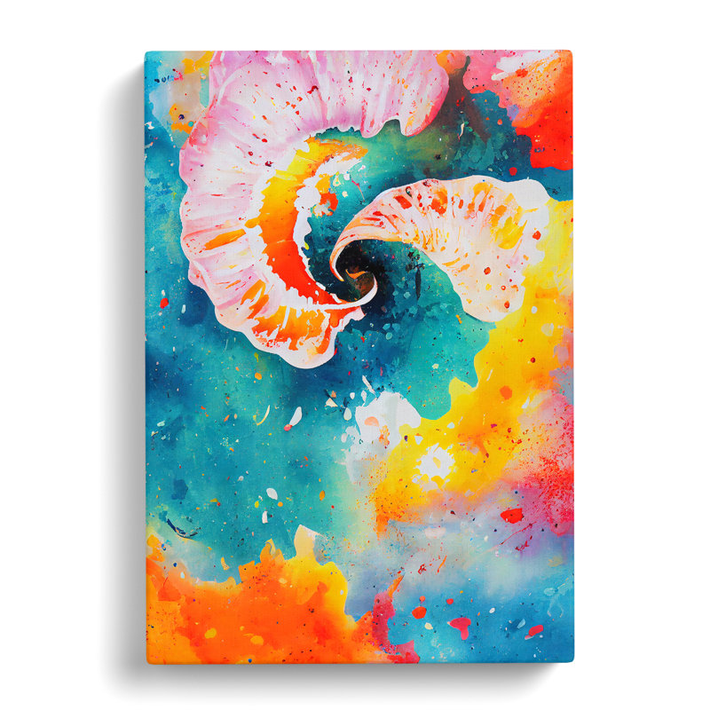 Seashell Splatter Vol.1 - Wrapped Canvas Print, 50cm H x 35cm W x 3cm D