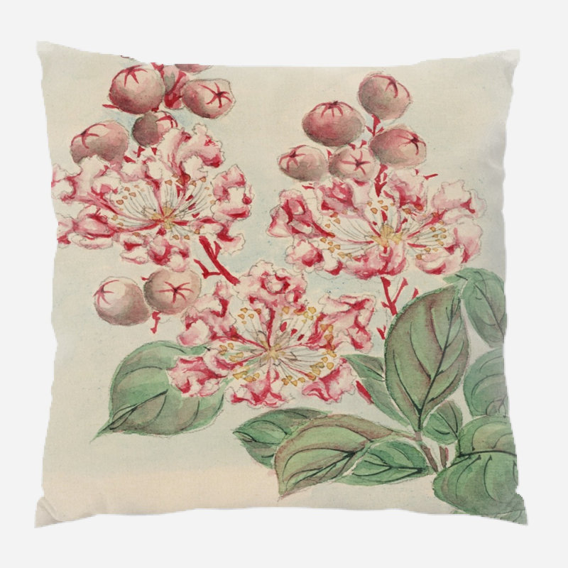 Outdoor Reversible Throw Pillow, Microsuede, Indoor