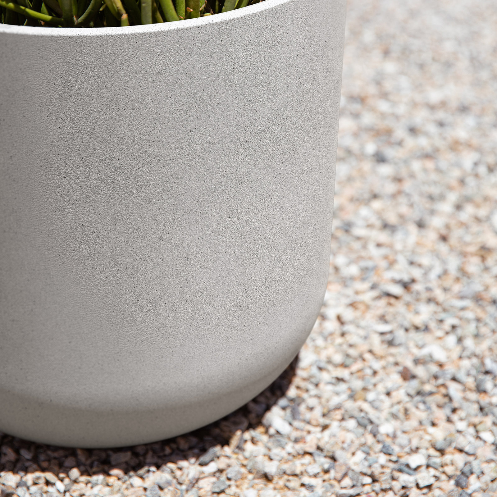 Mason Series Kona Planter, Gray, 2, 15.25" H x 15" W x 15" D