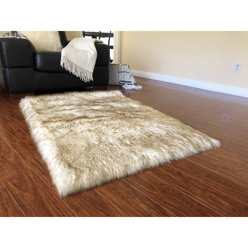 Tapis brun clair Whitlatch, Carré 6 pi