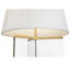 Frederick Cooper 37" Brushed Brass/Transparent Table Lamp