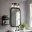 Luminaire de meuble-lavabo industriel avec abat-jour carré-1237917621