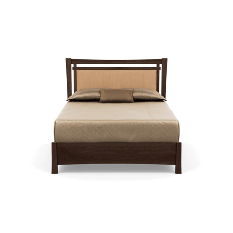Monterey Upholstered Storage Bed, Smoke Cherry, Onyx, California King