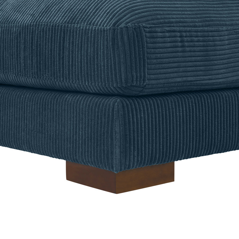 Chaise longue rembourrée Ayvion, Méridienne bleu KD