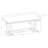 Mercy Black Rectangular Glass Top Dining Table