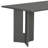 TREXM Farmhouse Wood Dining Table, 60" Rectangular Dining Table with Cutout Table Legs for Dining Room, Kitchen and Living Room (Gray)