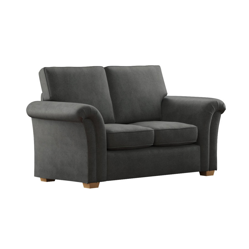 Castleacre Two Seater, Fixed Back, Steel