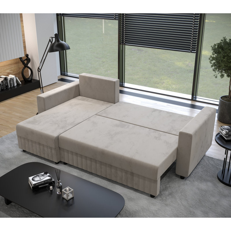 Starleana 3 Seater Corner Sofa , Right -sided, Marine Blue