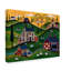 «American Herb Sheep Cow Farmland», reproduction de peinture acrylique sur toile tendue-31974895